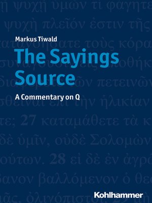 cover image of The Sayings Source